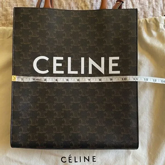 Celine Black and Tan Tote Bag - Picture 5 of 8